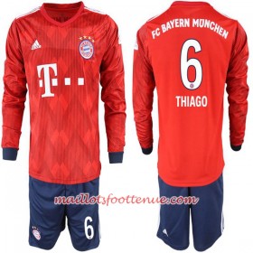 Maillot/Tenue Bayern Munich Thiago 6 Enfant Domicile 2018/2019 Manche Longue